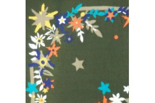 Floral pattern shawl LS-FLOW-kha 145X145