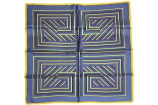 women's foulard, designer scarves to wear around the neck, Givenchy-foulard-striped-90x90, outlet designer scarves, givenchy,